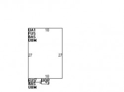 19 Avon Pl, Newton MA  02458-1511 floor plan