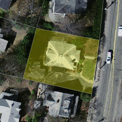 1007 Walnut St, Newton MA 02461-1134 aerial view
