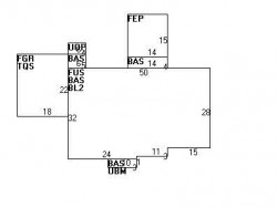 47 Clements Rd, Newton MA  02458-2617 floor plan