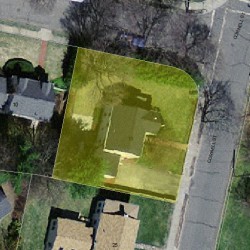 19 Cornell St, Newton MA 02462-1107 aerial view