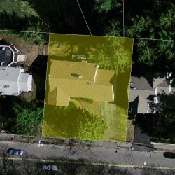 352 Brookline St, Newton MA 02459-3137 aerial view