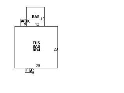 334 Wolcott St, Newton MA 02466-1510 floor plan