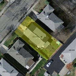 224 Linwood Ave, Newton MA 02460-1459 aerial view