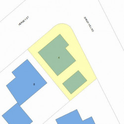 4 Hersey St, Newton MA  02461-1711 plot plan