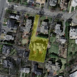 59 Prescott St, Newton MA 02460-1718 aerial view