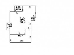 163 Winchester St, Newton MA 02461-2129 floor plan