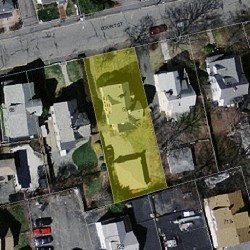 58 Court St, Newton MA 02458-1264 aerial view