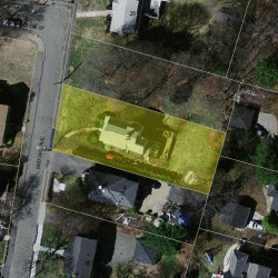 26 Brooks Ave, Newton MA  02460-1508 aerial view