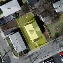 93 Linwood Ave, Newton MA 02460-1425 aerial view