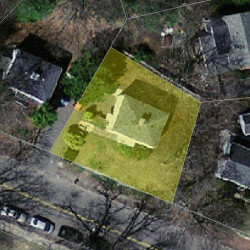 156 Dedham St, Newton MA 02461-2136 aerial view