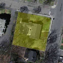 33 Central Ave, Newton MA  02460-1710 aerial view