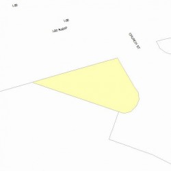 278 Church St, Newton MA 02458-1911 plot plan