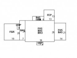 26 Larch Rd, Newton MA  02468-1414 floor plan