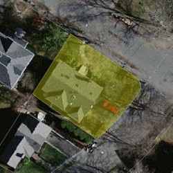 40 Arlington St, Newton MA 02458-2424 aerial view