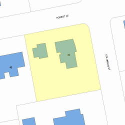 39 Columbus St, Newton MA 02461-1436 plot plan