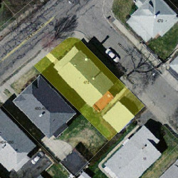 478 California St, Newton MA 02460-1254 aerial view