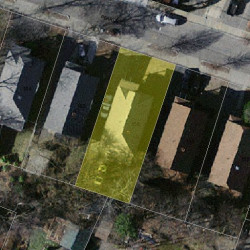 158 Pearl St, Newton MA  02458-1444 aerial view