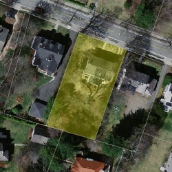 270 Mill St, Newton MA 02460-2436 aerial view