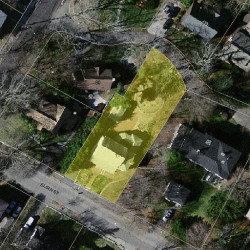 111 Elgin St, Newton MA  02459-2301 aerial view