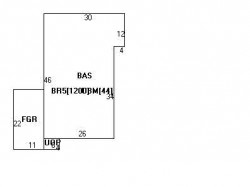 11 Walnut Hill Rd, Newton MA  02459-2642 floor plan