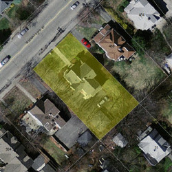 494 Watertown St, Newton MA 02460-1434 aerial view