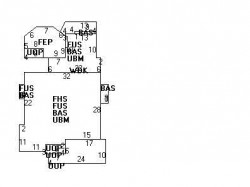 361 Albemarle Rd, Newton MA 02460-1358 floor plan