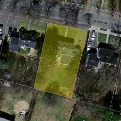 104 Fairway Dr, Newton MA 02465-1715 aerial view