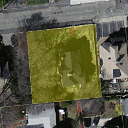 14 Claflin Pl, Newton MA 02460-1929 aerial view