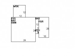 323 California St, Newton MA 02458-1052 floor plan