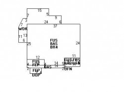 220 Jackson St, Newton MA 02459-2540 floor plan