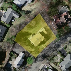 44 Cross Hill Rd, Newton MA  02459-3121 aerial view