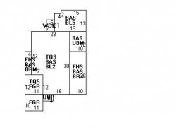 38 Garland Rd, Newton MA  02459-1709 floor plan