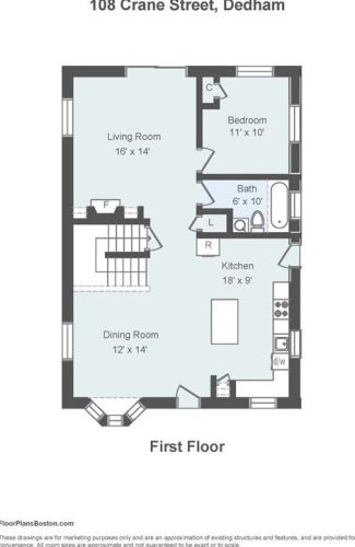 108 Crane St, Dedham MA 02026-3842 exterior