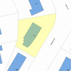 95 Selwyn Rd, Newton MA 02461-2141 plot plan