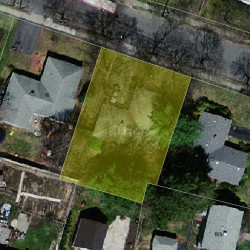 10 Maynard St, Newton MA  02465-1316 aerial view