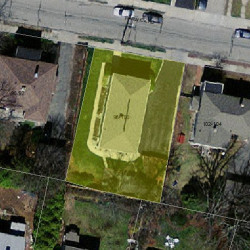 98 Warwick Rd, Newton MA 02465-1724 aerial view