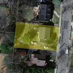 64 Greenlawn Ave, Newton MA  02459-1714 aerial view