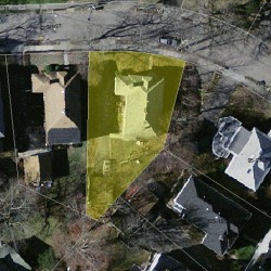 82 Elgin St, Newton MA 02459-2047 aerial view