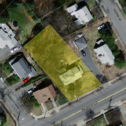 767 Watertown St, Newton MA 02465-2143 aerial view