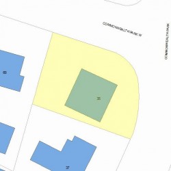 35 Commonwealth Park, Newton MA  02459-1024 plot plan