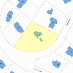 120 Collins Rd, Newton MA  02468-2234 plot plan