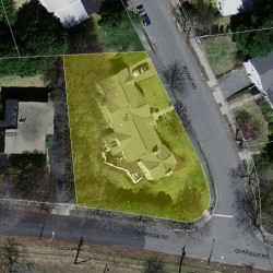 10 Ruane Rd, Newton MA 02465-2626 aerial view