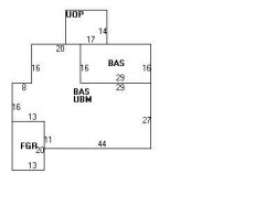100 Stanley Rd, Newton MA  02468-2314 floor plan