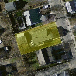 59 Faxon St, Newton MA 02458-1034 aerial view