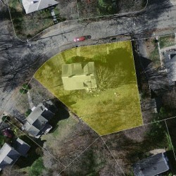 55 Hagen Rd, Newton MA 02459-2730 aerial view