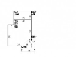 165 Oakleigh Rd, Newton MA  02458-2223 floor plan