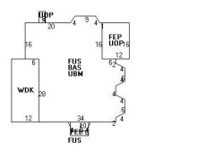 1090 Walnut St, Newton MA 02461-1264 floor plan