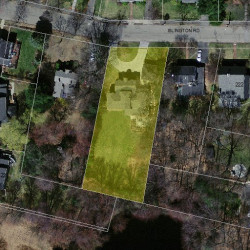 236 Islington Rd, Newton MA  02466-1021 aerial view