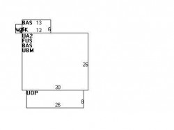 341 Wolcott St, Newton MA 02466-1518 floor plan