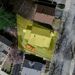 9 Williams St, Newton MA 02464-1328 aerial view